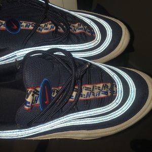 Air max 97 white obsidian pull tab